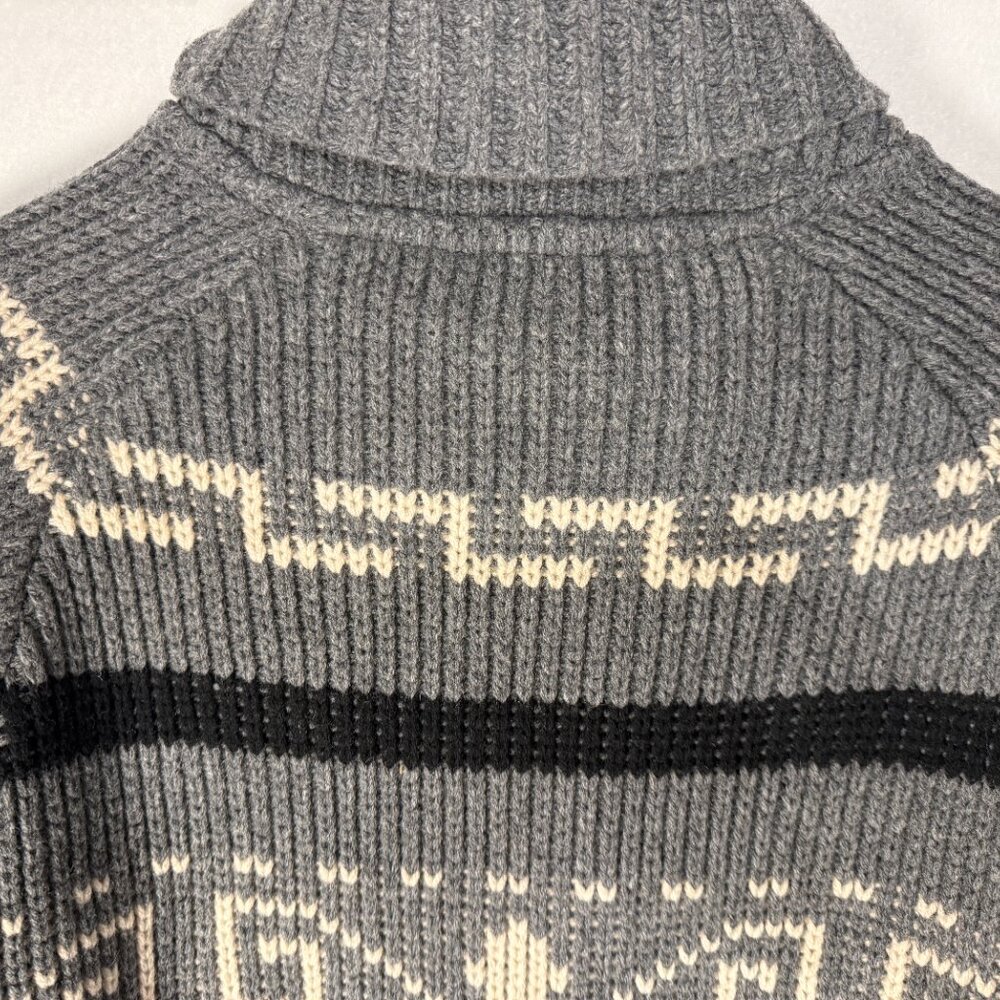 Pendleton WOMEN'S WESTERLEY CARDIGAN Grey and Black Size Medium Womens - Picture 4 of 9
